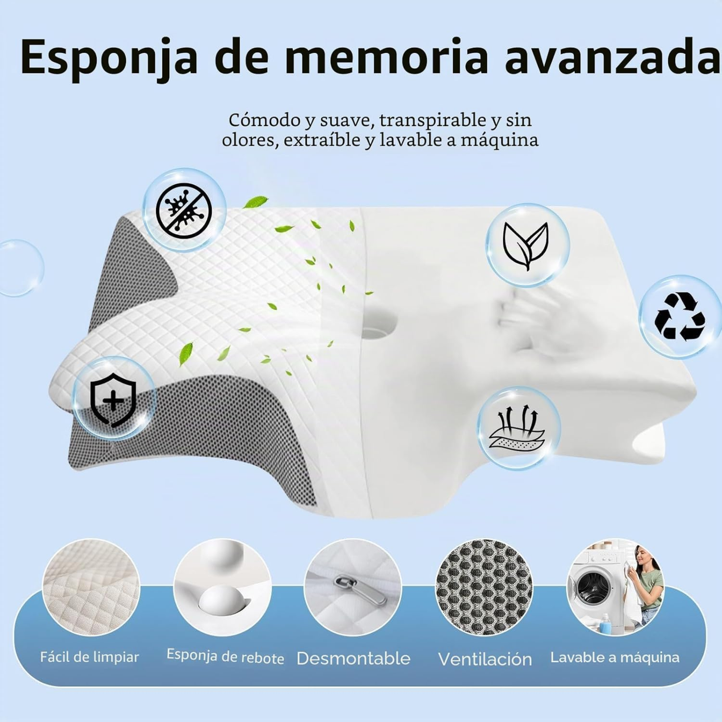 Almohada Cervical Nuvia
